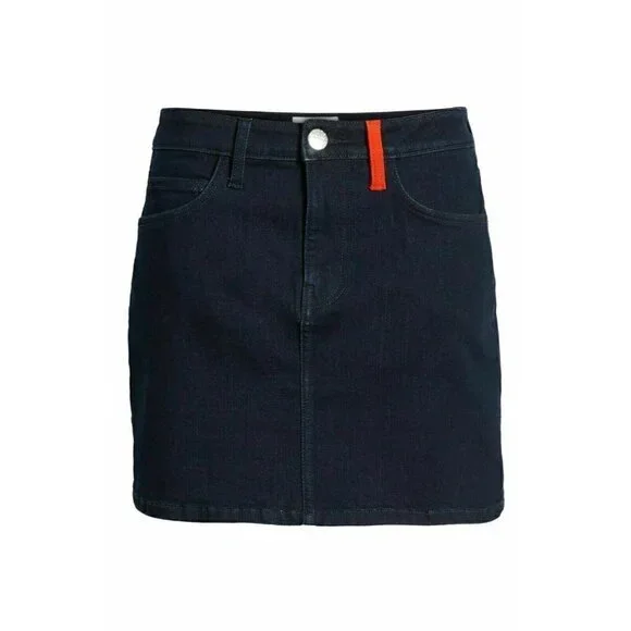 CURRENT/ELLIOTT Womens The Five-Pocket Denim Mini skirt Size 28 - Picture 1 of 12